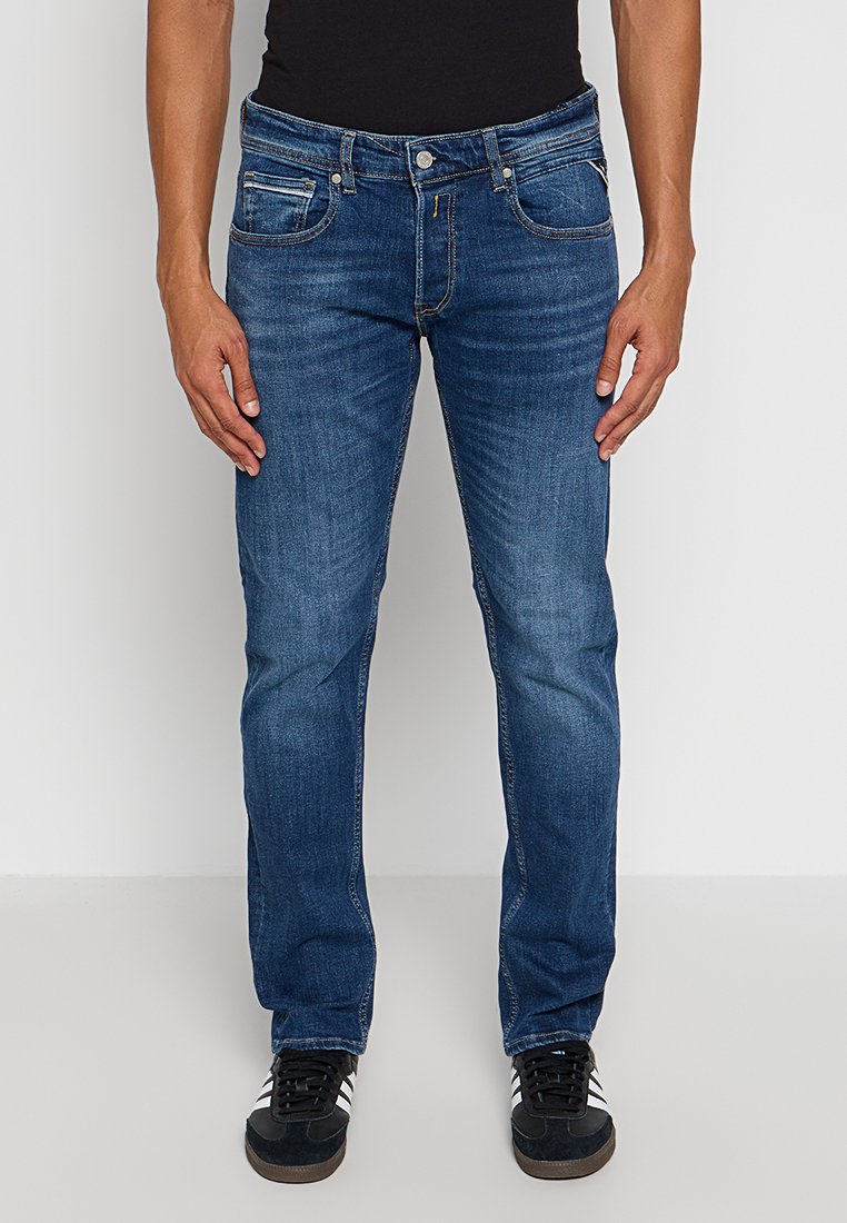 Replay Straight leg jeans donkerblauw denim Replay Straight leg jeans donkerblauw denim
