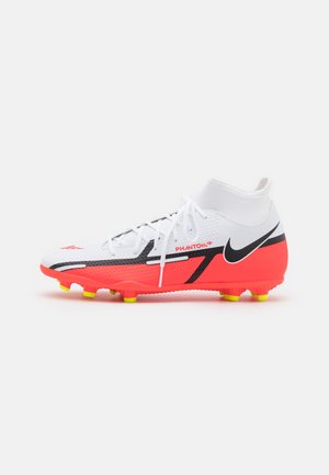 PHANTOM CLUB DYNAMIC FIT FG/MG - Fotbollsskor universaldobbar - white/bright crimson/volt