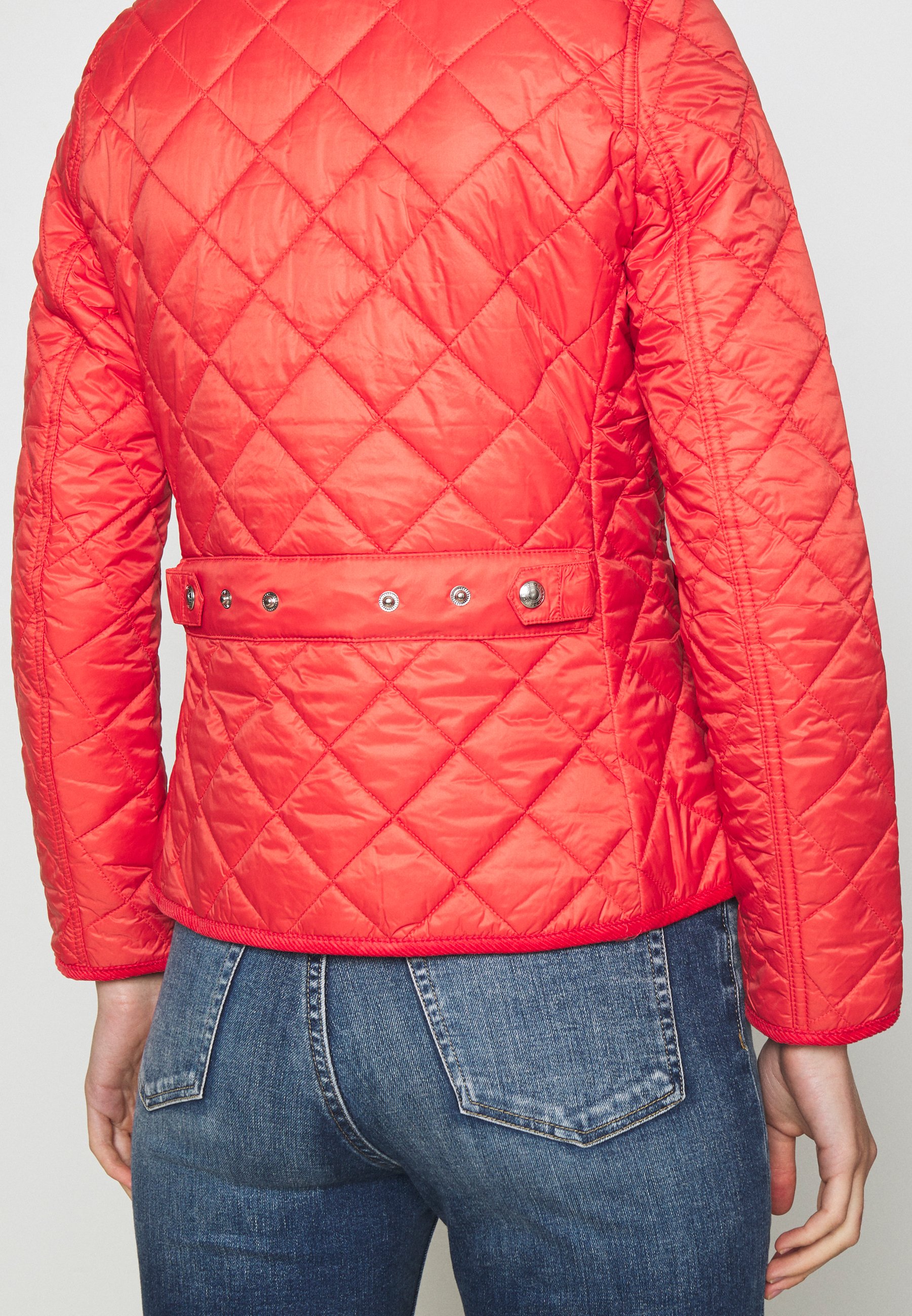 red spring jacket