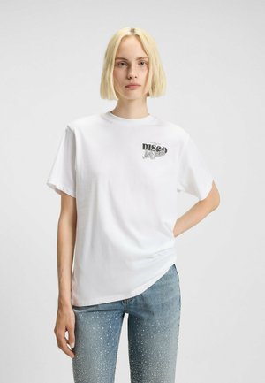 T-shirt print - white