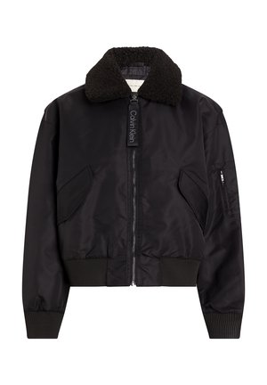 Calvin Klein Jeans AVIATOR - Bomber Jacket - ck black