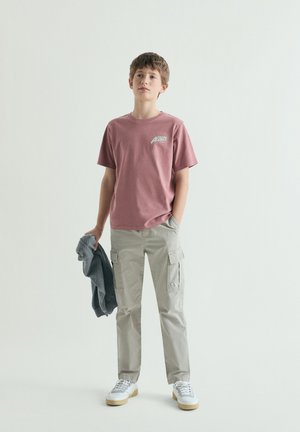 Scalpers, SCALPERS ALOHA TEE KIDS - T-shirt con stampa - burgundy