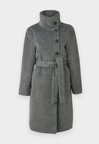 VMAMANDA HIGH NECK BELTED COAT  - Klasický kabát - medium grey