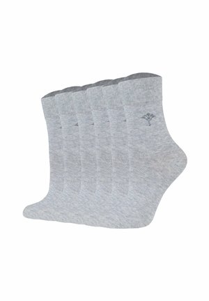 6ER PACK - Socken - graumelange