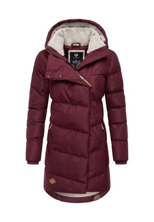 PAVLA - Ziemas mētelis - wine red