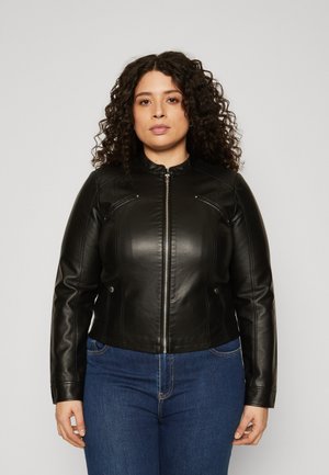 VMCFAVODONA JACKET - Imiteret læderjakke - black