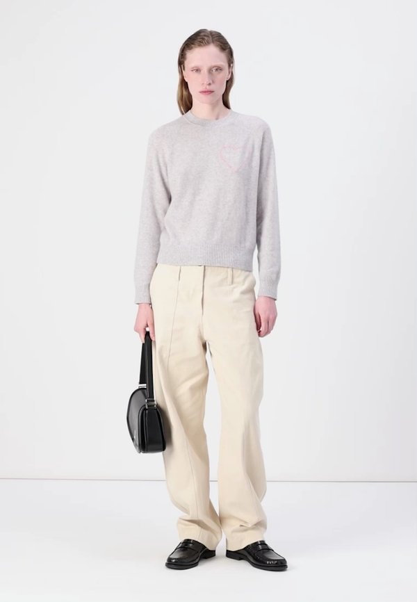 COEUR BRODE - Jumper - gris chine clair4