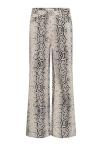 SLSandja Vanesa - Kavbojke na trapez - grey snake print