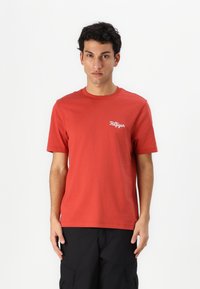 Tommy Hilfiger CHAINSTITCH - T-shirt basic - terra red