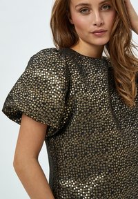 Minus MIGABRIANNA BLOUSE - Bluse - black/gold