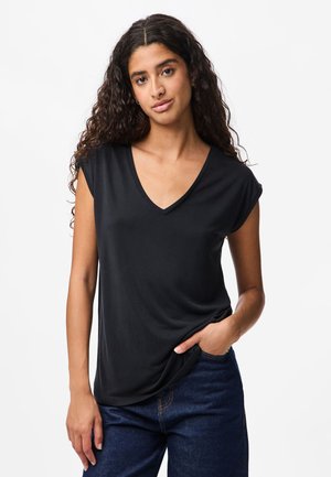 Pieces T-Shirt basic - black