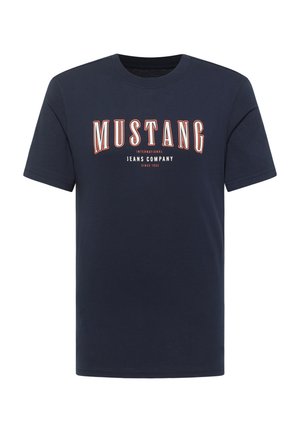 STYLE AUSTIN - Apdrukāts T-krekls - blau