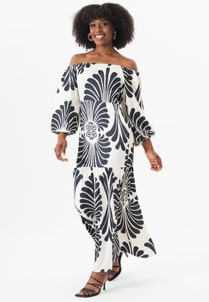 BARDOT MONO PRINT - Maxi dress - cream