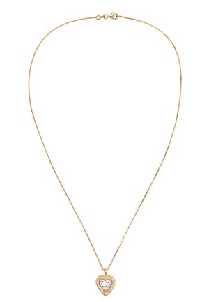 SPARKLING HEART LAYER - Halskæder - gold-coloured