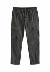 Next UNCUFFED STRETCH UTILITY  REGULAR FIT
 - Kareiviško stiliaus kelnės - charcoal grey