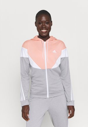 COLORBLOCK - Tracksuit - ambient blush/medium grey heather/white