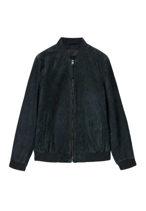 AllSaints, MORTEN - Lederjacke - navy blue