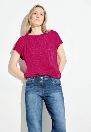 Gemustertes Ottoman Shirt für Damen in Schwarz