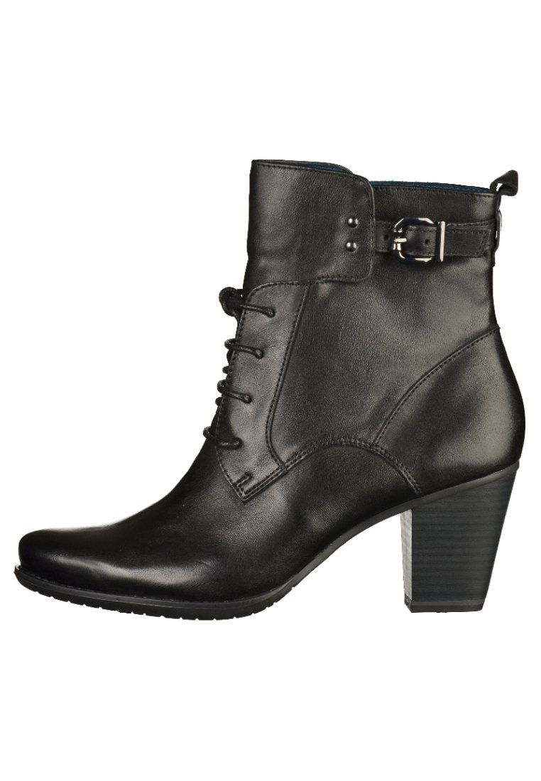 Tamaris Bottines à lacets - black