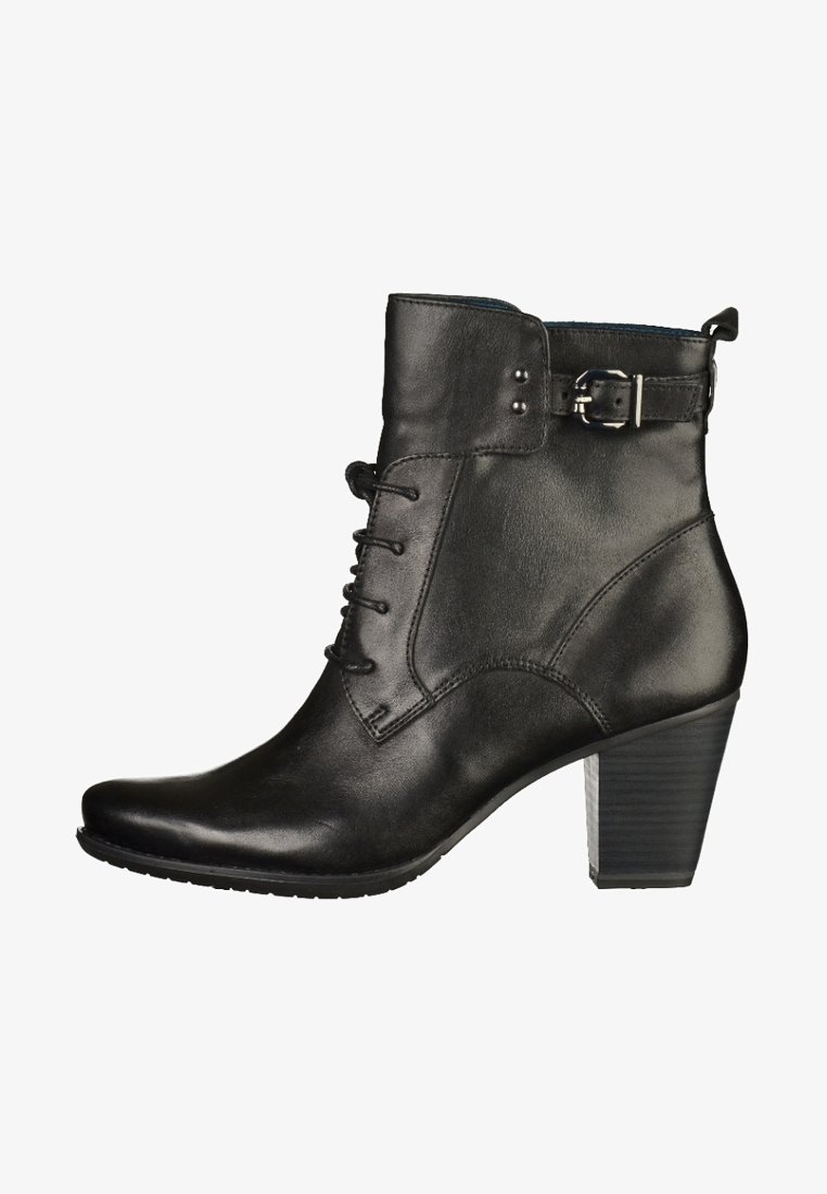 Tamaris Bottines à lacets - black