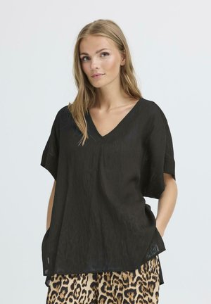 IHBRIELLA - Blouse - black solid