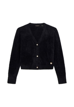 FLAUSCHIGER MIT V-AUSSCHNITT - Cardigan - schwarz