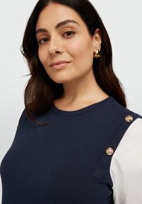 Fiorella Rubino MANICHE A CAMICIA - Top - blu