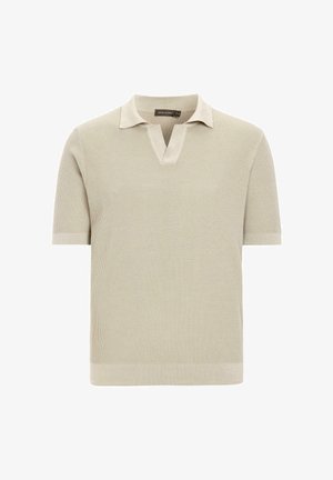 Oscar Jacobson, PATRICK POLOSHIRT - Pikeepaita - washed beige