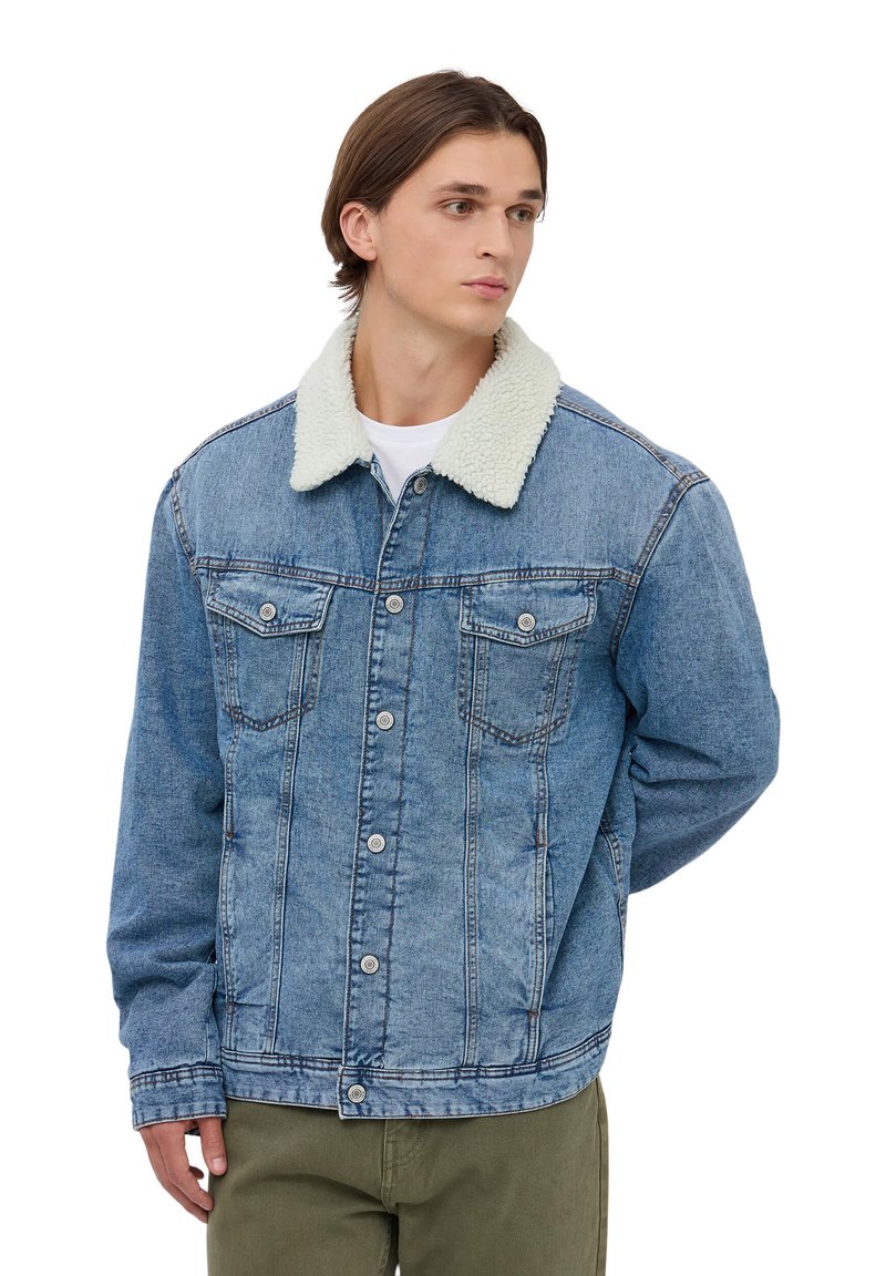 Terranova CON IMBOTTITURA Giacca di jeans blu denim medio