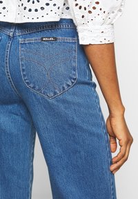 Rolla's Flared-farkut - dark-blue denim