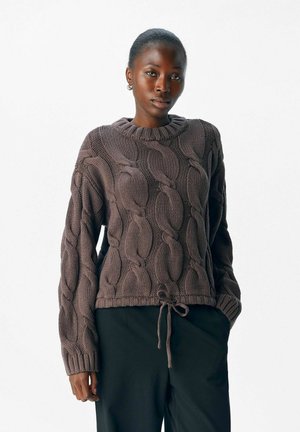 STRICK - Pullover - seal brown