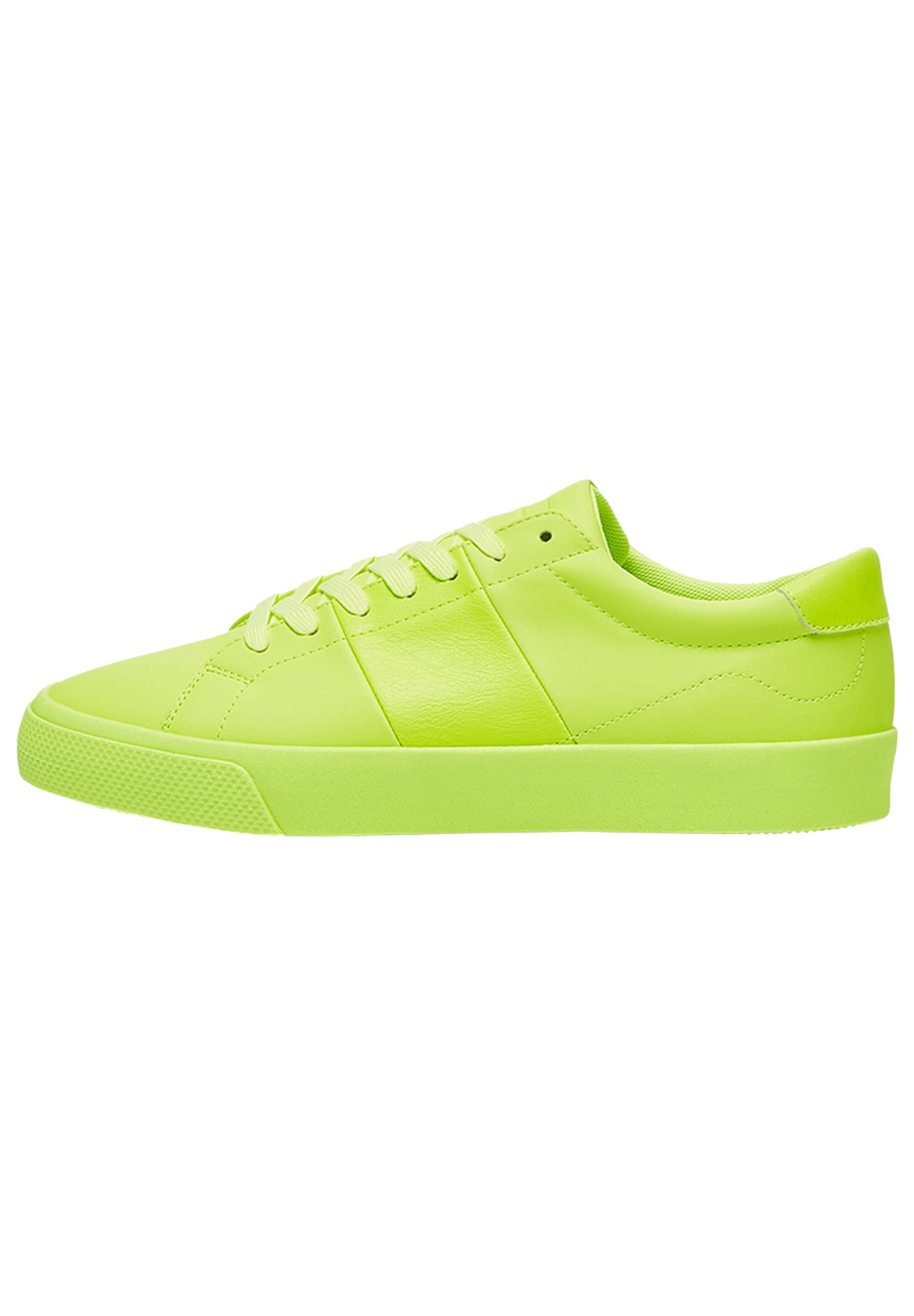PULL\u0026BEAR Sneakers laag - neon yellow/neongeel - Zalando.nl