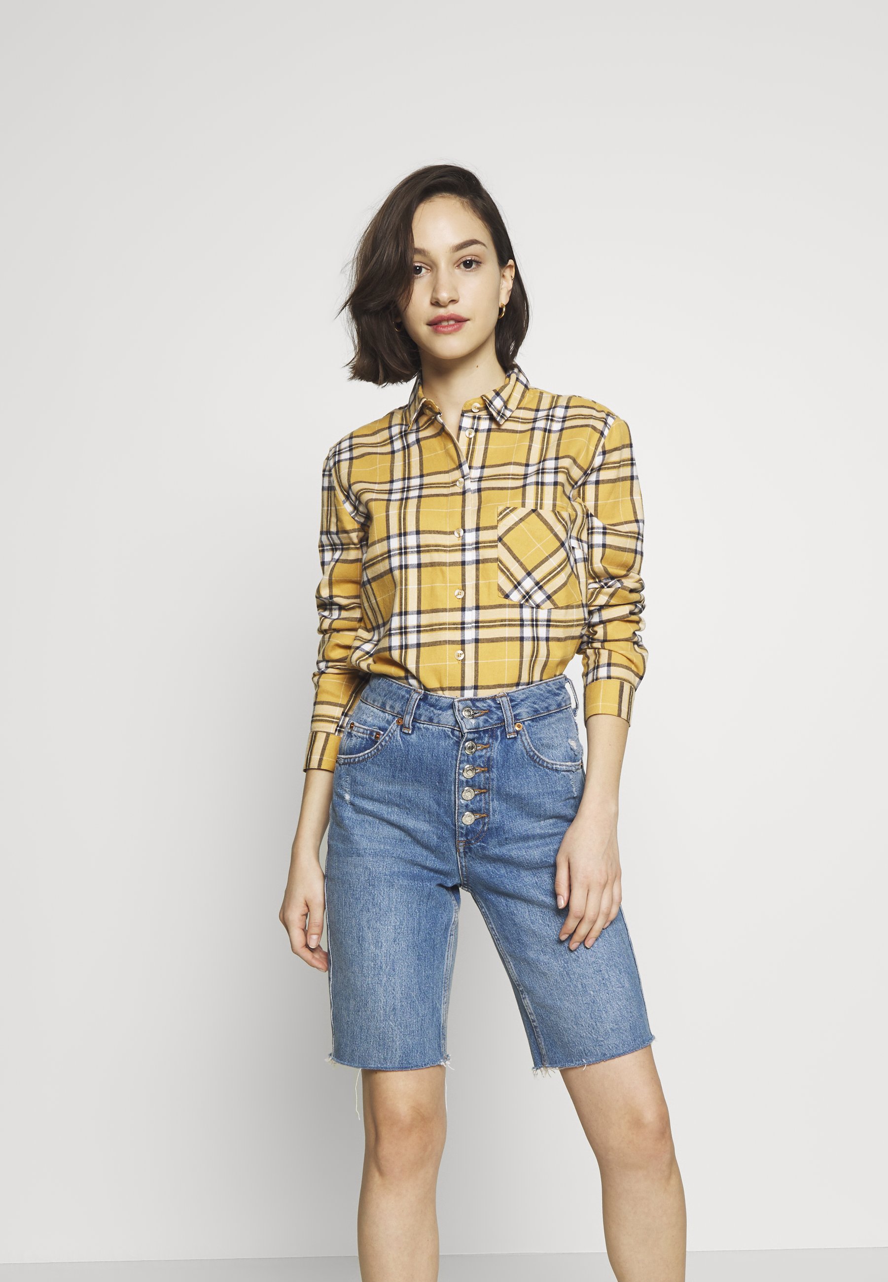 new look yellow blouse
