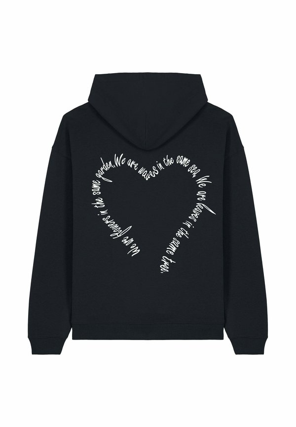 FLOWERS BACK EMBROIDERY UNISEX - Kapuzenpullover