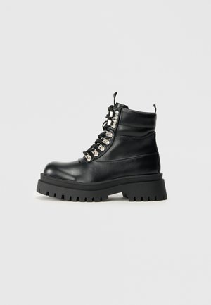 UNISEX - Botins de atacadores - black