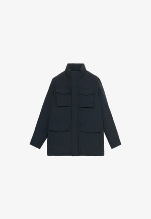 Trussardi Cappotto corto - blue genoa