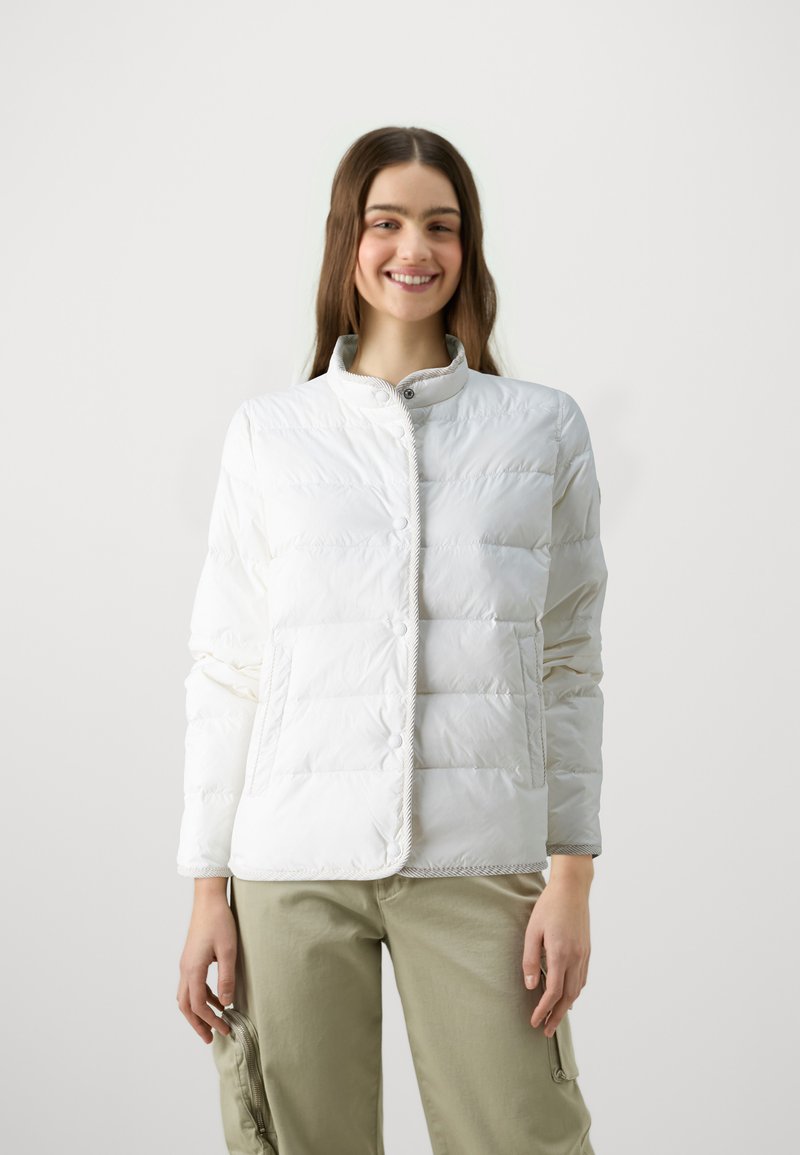 Tommy Hilfiger - COLLARLESS JACKET - Chaqueta de plumas - ancient white, Ampliar