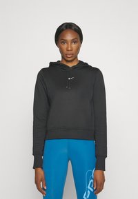 Nike Performance - ONE HOODIE - Hoodie - black/white Miniatuurafbeelding 1