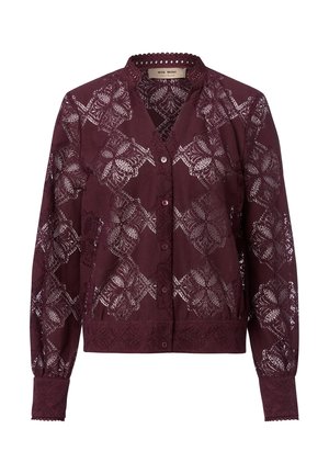 ONIA - Button-down blouse - aubergine