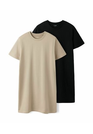 TWO SOON 2 PACK - Robe en jersey - black