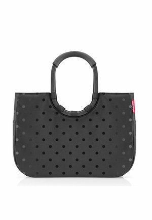 LOOPSHOPPER L FRAME  - Shopping bag - glossy dots black