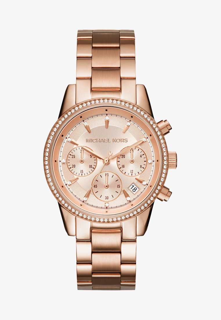 Michael kors uhr chronograph rosegold Clearance