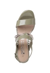 Marco Tozzi Sandals - moss patent c.