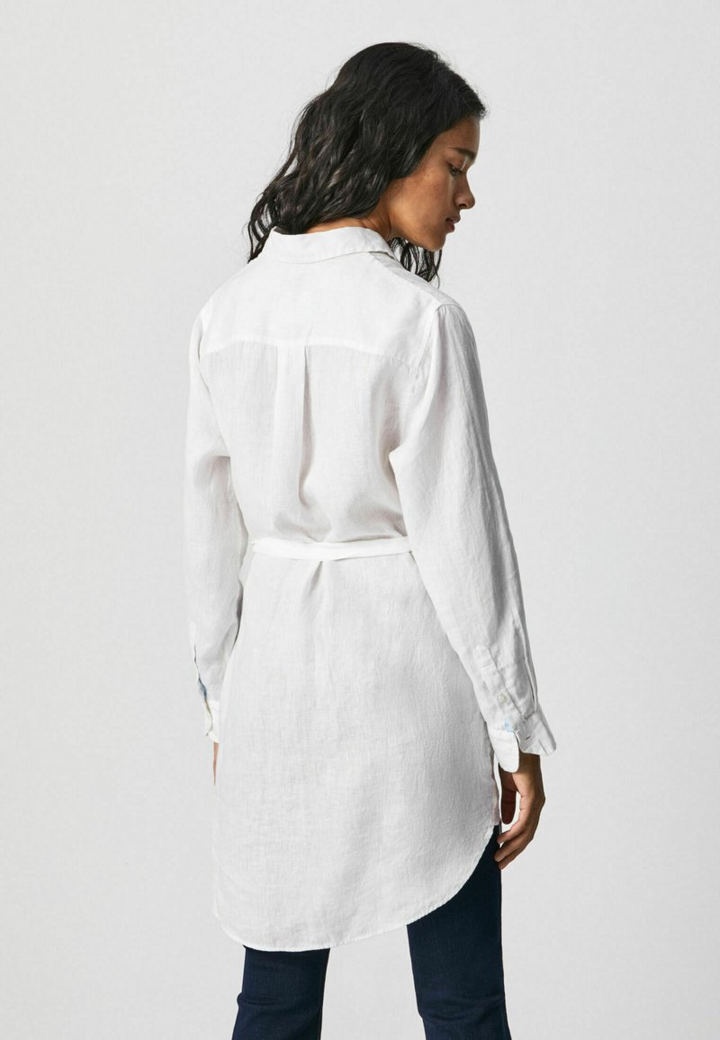 Damen Freizeitkleider | Pepe Jeans MAGDA Blusenkleid off white/offwhite - ML76131 Damen Freizeitkleider | Pepe Jeans MAGDA Blusenkleid off white/offwhite - ML76131