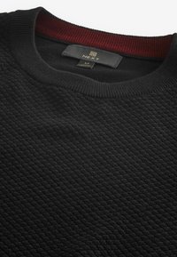 Next TEXTURED CREW  - Neule - black
