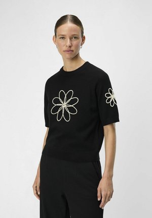 KURZARM - T-shirt imprimé - black