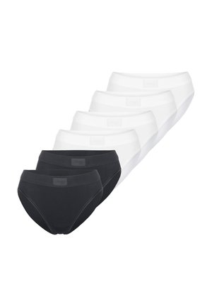6ER PACK DOUBLE COMFORT TAI  - Slip - weiß   schwarz