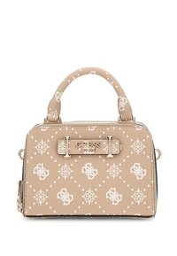 Guess MINI-SILIA - LOGO PEONY - Sac à main - beige - ZALANDO