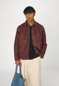 G-STAR UTILITY OVERSHIRT - Chaqueta vaquera - faded autumn leaves