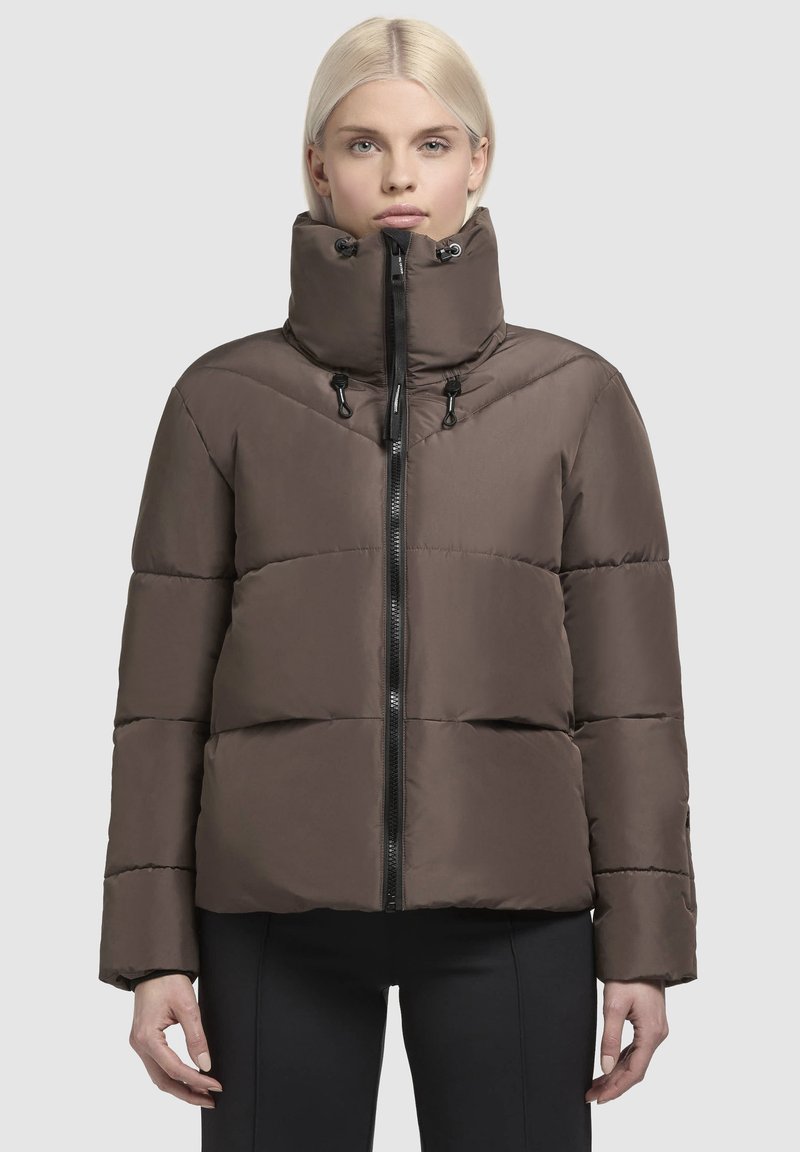khujo FLAIRE - Winterjacke - taupe dunkel